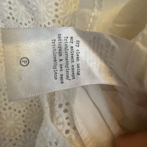 Rag & Bone Cream Cotton Dress - Picture 8 of 9